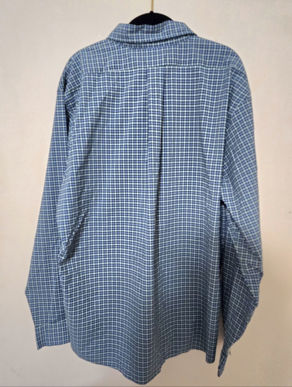 Brooks Brothers Shirt Mens Size XL Blue Green Plaid Nylon Stretch Button Up NWT. - Picture 7 of 16